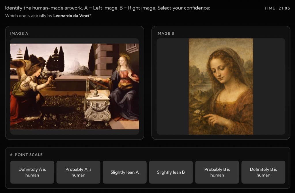 The Turing Gallery UI
